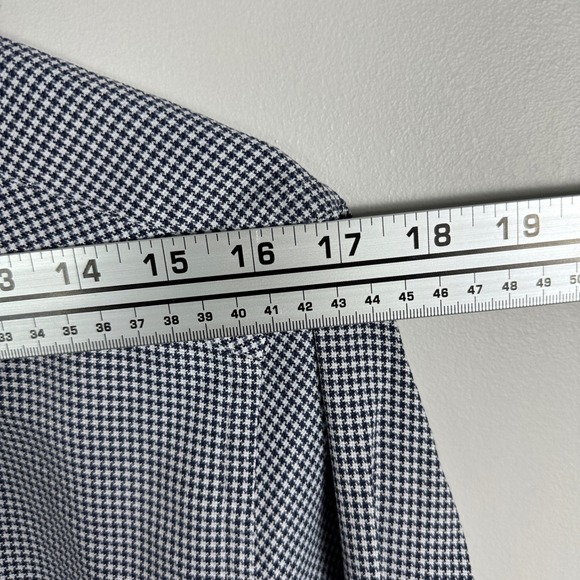 7 Downie St Mens Button Down Collared Shirt Mens Sz 3 or Small Blue Long Sleeve - Picture 9 of 15